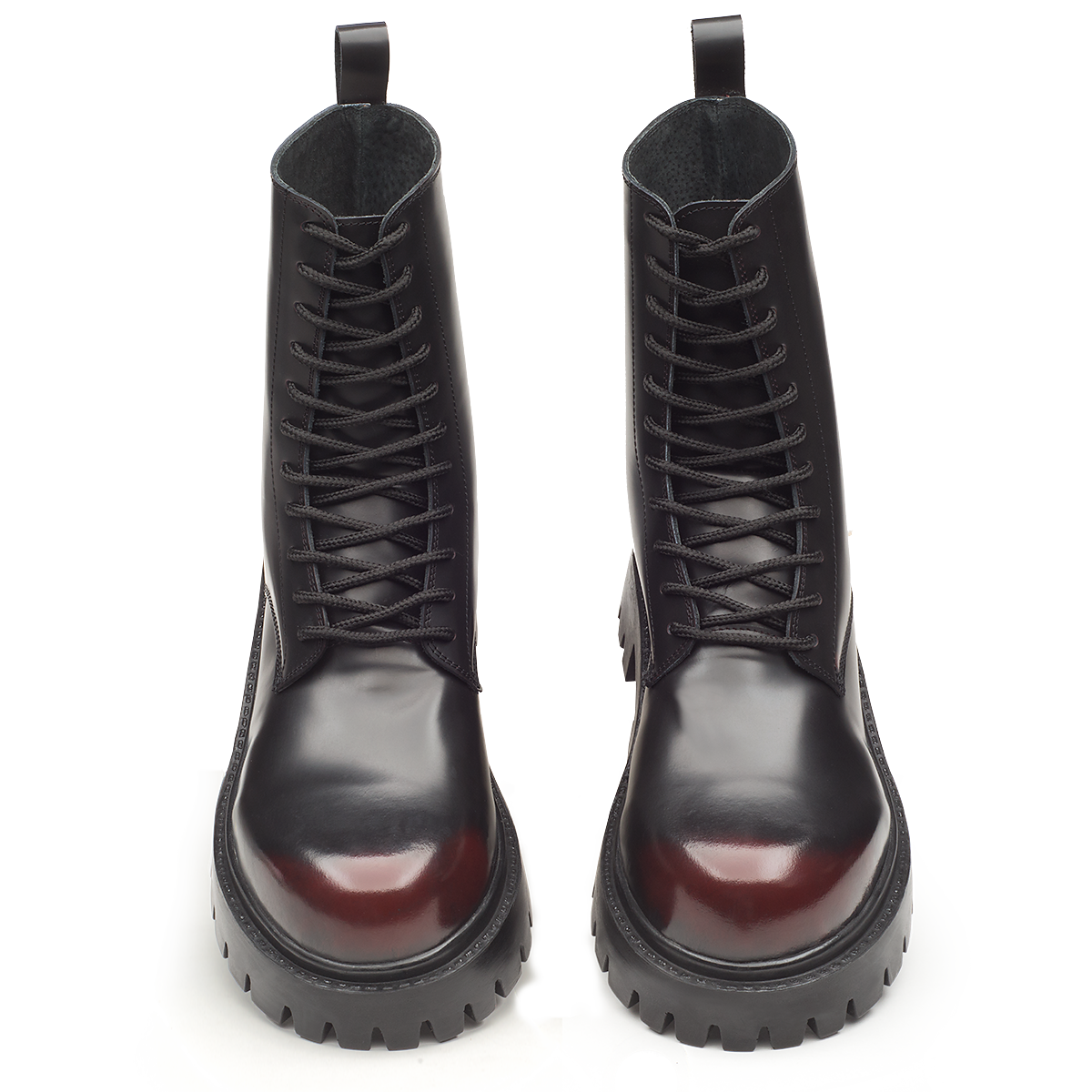 Botas Magnus Negro/Vino Dama