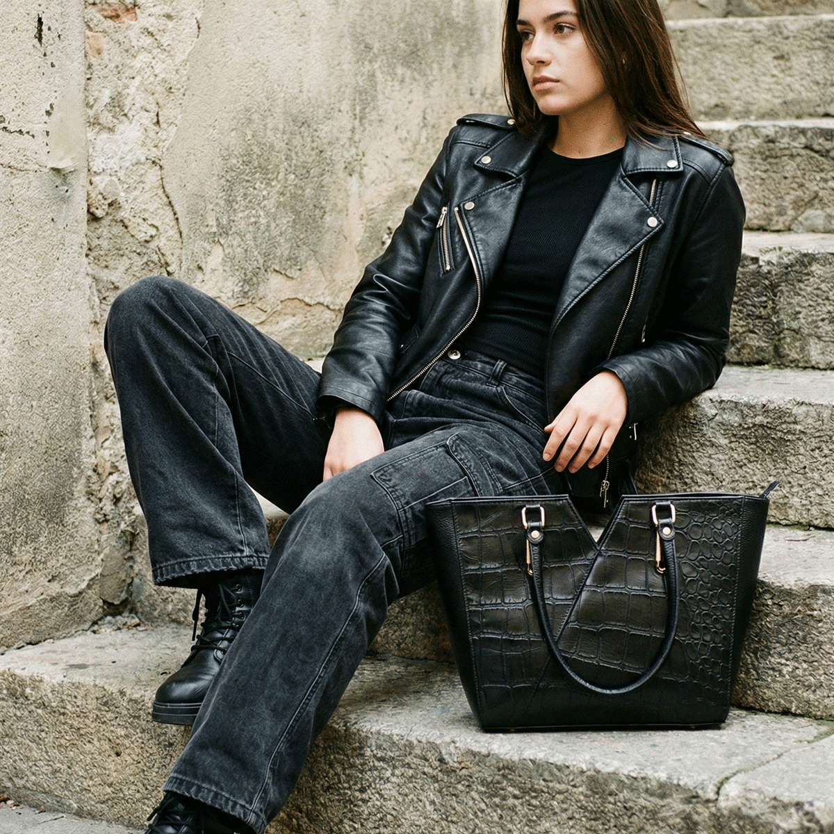Bolso Yamina Negro