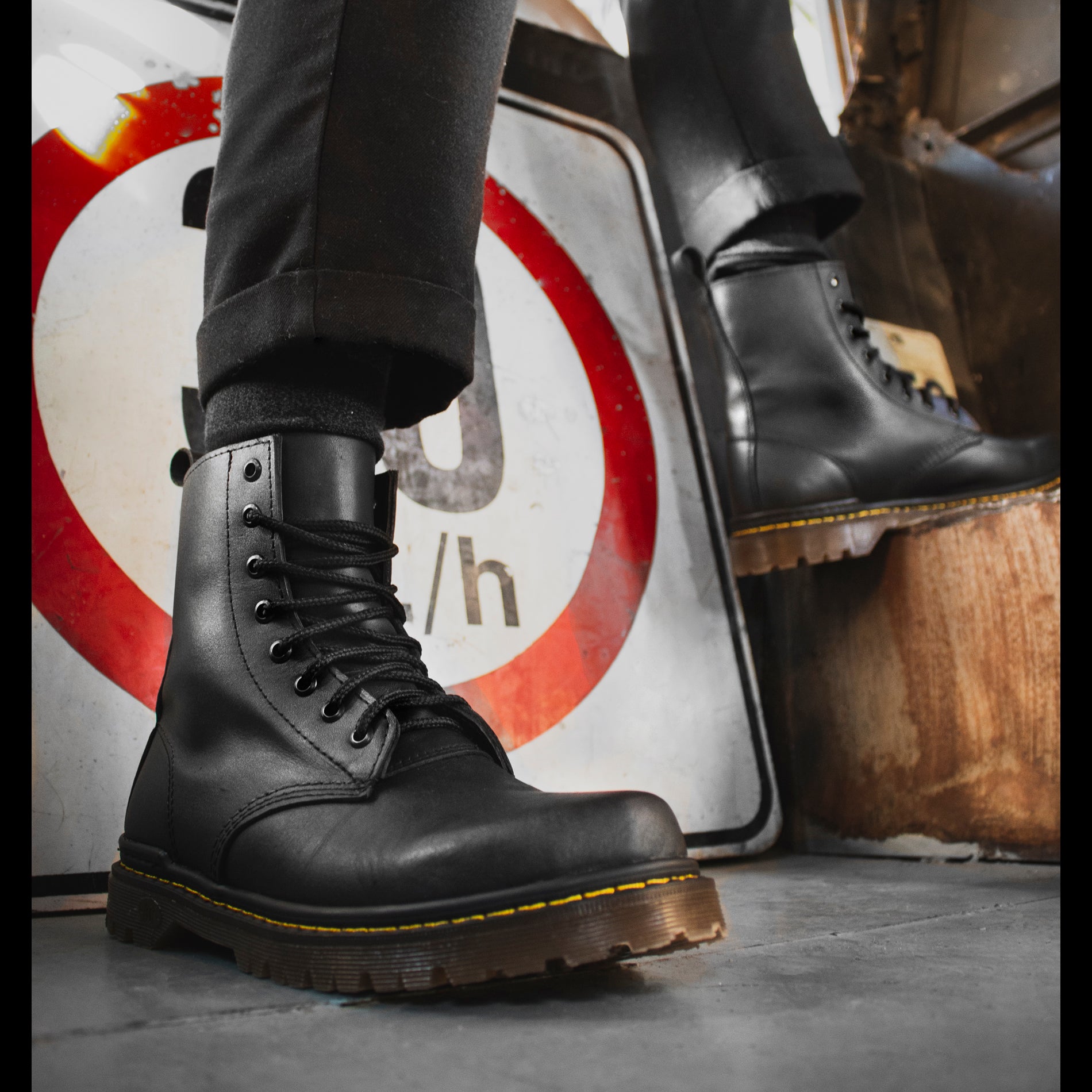 Botas England Dama Negro